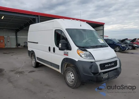 2019 Ram Promaster 2500 High Roof 136 Wb z USA, uszkodzony, nr VIN 3C6TRVCG3KE541165